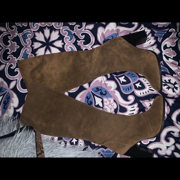 Zara Tall leather suede boot - Picture 2 of 8